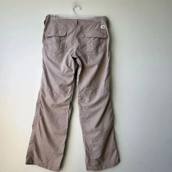 Khaki Pants The North Face Outdoor Drawstring‎ Waist Hiking Camping Size 4 Short - Picture 3 of 3
